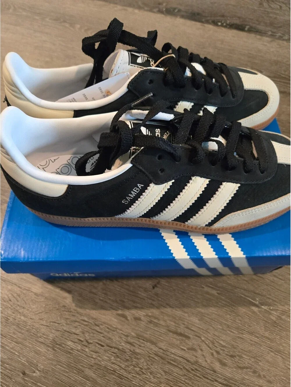adidas Samba OG IE5836 Womens 8.5 Mens 7.5 Black White Gum New No Box